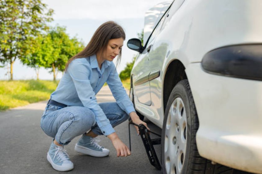 flat tyre change service near me